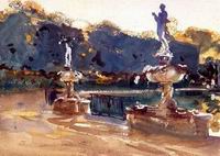 (image for) Handmade oil painting Copy paintings of famous artists John Singer Sargenti's art Boboli Gardens 1907